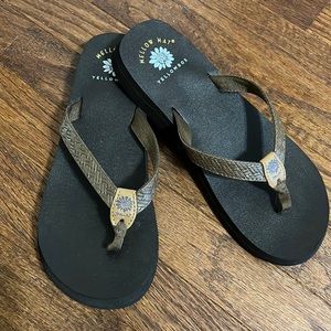 Yellowbox flip flops mellow mat soul 7.5